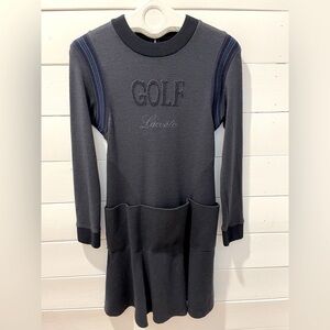 📍Lacoste long-sleeve wool dress – Size not labeled (estimated EU 38)